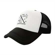 New Adult Two-Tone Design Oboe Mesh Baseball Cap - Featuring Flute Reeds And Musical Note Patterns, Breathable And Machine Washable Casual Hat Suitable For Musicians And Flutists, Durable Headwear - 綠色 - 查看 2
