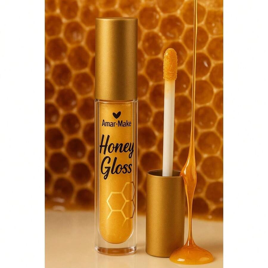 GLOSS De MEL  - Honey Glow Lip Gloss Hidratante Com Extrato de MEL e VITAMINA E - Multicolorido - Visão 1
