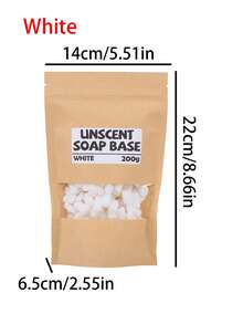 200g/0.44lb Soap Base White/Transparent/Rose/Lavender/Goat Milk For Handmade Soap Transparent Vegetable Soap Base DIY Soap Raw Soap Creamy White Bath Diy Material Soap Bases - Soap - View 9
