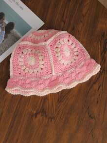 1pc Autumn/Winter New 5-Flower Bucket Hat, Fashion Versatile, Comfortable Fabric, Flattering, Suitable For Travel, Hiking, Shopping, Cycling, Gatherings And Various Occasions