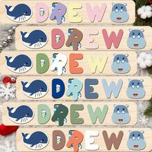 Personalized Name Puzzle,Custom Name Puzzle,Customized Wooden Puzzle Toy,Wooden Alphabet Puzzle,3D Alphabet Jigsaw Toy,Easter Xmas Christmas Gifts,First 1st Brirthday Gifts,Personalized Gifts,Birthday Gift,Wooden Puzzle,Customized Wooden Puzzle Toy,Anniversary Gift,Building Blocks Gift Set