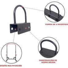 Anillo Forma U Accesorio para Racks y Jaulas de Potencia - SF - XFA005 - Black + Anillo en U - Ver 3