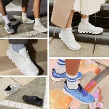 3Pairs Elastic Shoelaces ON Cloud 5 6 Running Shoes, Stretchy Bungee Strings No Tie Speed Laces - 30''/75cm + Trắng - Xem 6