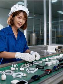 مجموعة قبعة عمل ذات لون أساسي وقفازات قطنية - قطن عالي الجودة، قابل للتنفس، مريح وصديق للبشرة، قفازات بنسيج مضاد للانزلاق في راحة اليد، قبعة عمل مطاطية (منع تساقط الشعر). متعددة الاستخدامات للمصنع/المختبر/الطعام/المطبخ/البستنة، سهلة التنظيف وسريعة التجفيف. هدية مثالية لرأس السنة/عيد الميلاد/الحفلات، ضرورة عملية للعمل والحياة اليومية