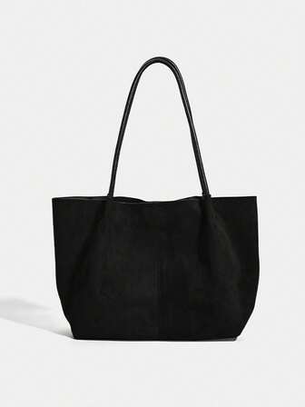 2026 Vår Ny Kollektion Kaffe Brun Mocka Retro Väska Stor Kapacitet Axelväska Med Liten Väska, Armhålsväska, Handväska Affärsväska Dam Casual Mode Vardags Pendlarväska, Lämplig För Arbete, Shopping, Dejting, Resor, Högskolestudenter, Damväska, Dagligt Användande