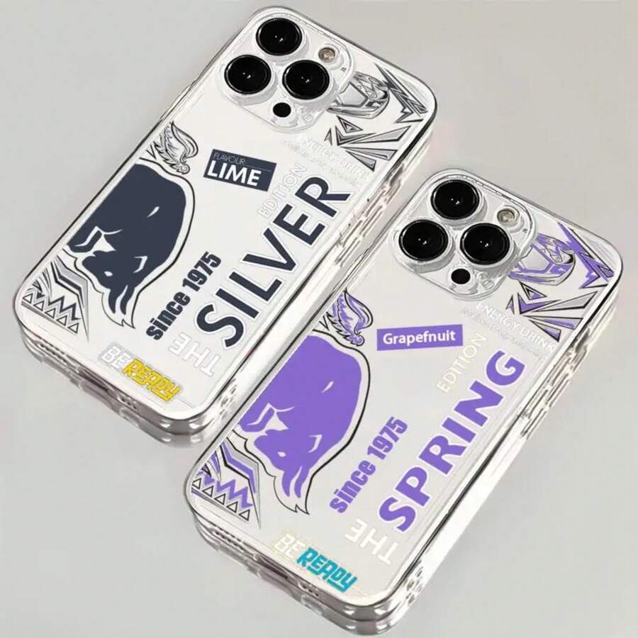 Red cool B-Bull design ins car Phone Case Transparent Phone Case Cover compatible with  16 15 14 13 12 11 Pro Max XR Plus,Cover compatible with  17 pro hülle,  17 pro max hülle,  17 hülle,  16 pro hülle,Cover compatible with  17 Hülle, 17 pro Hülle, 17 promax Hülle