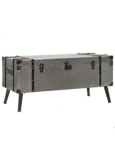 VidaXL Coffee Tafel 102x51x47.5 Cm MDF Aluminum