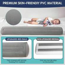 1pc/2pcs Inflatable Bed Rail, Inflatable Bed Edge, Children Bed Guardrail, Portable Travel Bed Fence - Inflatable Bed Guardrail - View 6