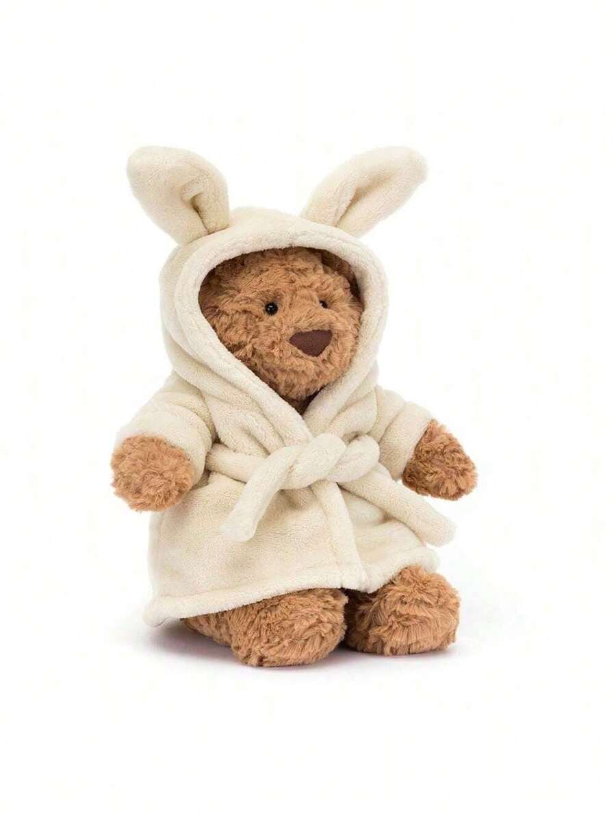 Bathrobe Bear Plush Toy Barcelona Bear Outfit Gift Cute Barcelona Bear With Bathrobe - 1 - Xem 1