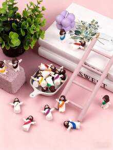 5/15 szt. – Figurka Jezusa, figurka małego Jezusa, który Cię kocha, wykwintna dekoracja religijna z wizerunkiem Chrystusa Zbawiciela, odpowiednia na niedzielną zabawę w chowanego, idealna na przyjęcie z motywem Jezusa, prezent na lato, na niedzielne nabożeństwo, prezent dla przyjaciół i rodziny (losowy kolor) - Wielokolorowe - Zobacz 3