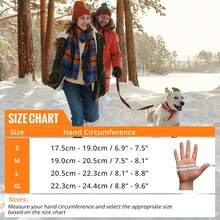 ATERCEL Winter Gloves Men And Women Cold Weather Glove Touchscreen Warm Waterproof Bicycle Gloves Sports Ski Glove - Lớn - Xem 8