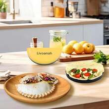 Livoanah Tortilla Sealer - Tortilla Crimper Create Mess Free Burritos, For Burritos, Pasties, Dumplings, Sandwich - White - View 5