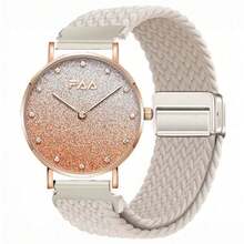 FILA Premium Ladies' Quartz Watch – Shimmering Crystal Bezel, Starlight Pearl Dial & Elegant Stainless Steel Bracelet | Waterproof, Chic Luxury Gift For Women - one-size - View 14