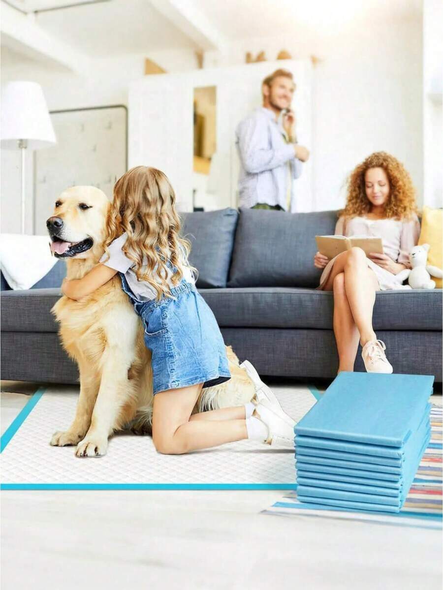 100/50/40/20 pezzi Tappetini assorbenti per animali domestici, extra large 58cm x 89cm, tappetini usa e getta per cani, tappetini per gatti piccoli con controllo degli odori, super assorbenti e anti-perdite, adatti per animali domestici piccoli, tappetini per infermeria