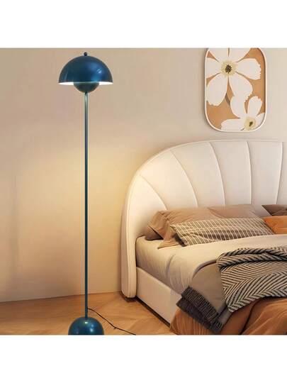 Alpinaluz Nordic Vloer Lamp Marine Blauw Inspiration "Flowerpot" Parabolic Base E27 Socket Living Room Dining Bedroom view 5