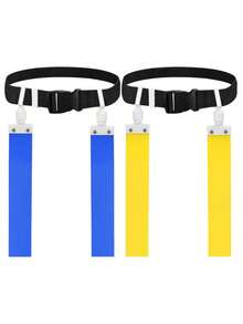 Flag Football Belt, 1pc Adjustable Flag Football Belt With Belt And Flags, For Youths, Adults