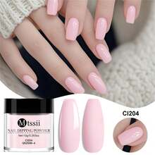 Mtssii 36色10克裸粉色美甲浸粉闪亮渐变丙烯酸粉美甲闪粉自然干无需照灯固化浸粉美甲铬粉美甲装饰 - 彩色 - 查看 32