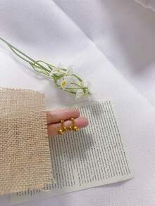 Stainless Steel Waterproof & Fade-Resistant Cute & Delicate Small Cherry Pendant Earrings Necklace Suitable For Women's Daily Wear