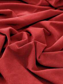 1pc Minimalist Modern Elastic Sofa Cover, Made Of Polyester Fiber, Machine Washable, Dust-Proof, All-Season Use, Removable And Washable Cap-Style Sofa Cushion Cover - Red - View 10