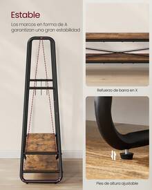 Clothes Drying Racks - Brown - View 2