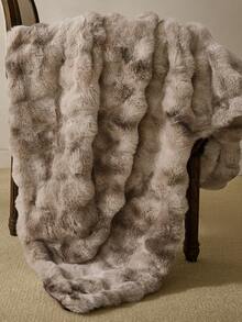 1 pătură de pluș vopsită față-verso, maro cafea, vopsită tie-dye, moale, caldă, din blană artificială de iepure, în stil luxos, pentru utilizare multifuncțională în sufragerie, dormitor și canapea, dimensiunea Queen, Twin, King, luxoasă, pufoasă, lungă, de pluș, aruncă lenjerie de pat, moale și confortabilă, canapele, pături pentru casă, lenjerie de pat pentru școală