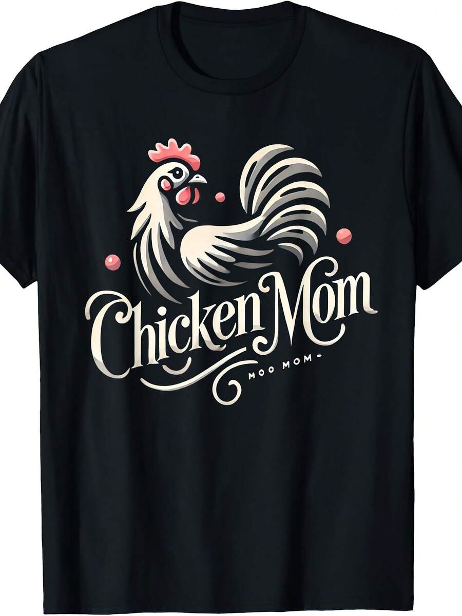 Chicken Mom Wos Chickens Chicken Farmer Chicken Lover T-Shirt - 款式4 - 查看 1