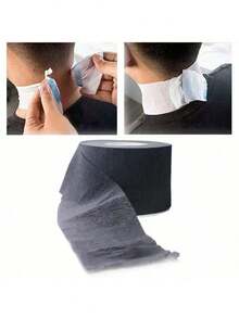 1/5 Piezas Tiras de cuello Herramientas de corte para peluqueros profesionales, Tiras de cuello desechables para peluquería, Suministros de barbería, Blanco - Blanco - Ver 9