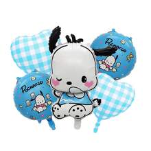 Juego de globos Sanrio, decoración de escena de fiesta de Hello Kitty, globos de fondo fotográfico de fiesta de Kuromi, accesorios de decoración de celebración de fiesta de Cinnamoroll