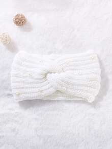 1/2/3PCS Winter Faux Pearls Headbands For Women Cold Weather - Knit Wide Women Ear Warmer Headband Thick Earmuffs For Women & Girls - Gifts & Stocking Stuffers Hair Accessories Workout Hair Bands Yoga Sweatband Autumn Winter Head Scarf Fall Head Band For Vacation Outfits Woman Women Bandana Soft Headwrap - Multicolor - View 8