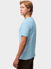 Men T-Shirts - 淺藍色 - 查看 4