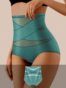 1pc Women's High Waist Seamless Shapewear Panty, Tummy Control, Butt Lift, Waist Cincher, Flattens Belly