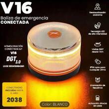 Traffic-Approved Emergency Car Light, With SIM Card And Paid Data Until 2038, Traffic-Approved V16 Beacon With Geolocation, Mandatory January 2026, V16 Light With Geolocation 3.0, Approved By Traffic Authorities - LUZ-V16-EX-1 PCS - 查看 1