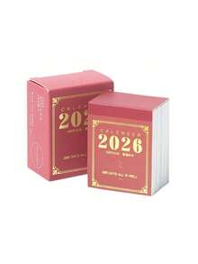 2026年简约迷你计划日历，学生日历笔记，适合手工艺爱好者 - 均碼 - 查看 5