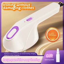 OBOVAY 轻巧手持熨烫机，USB供电设计，轻松熨出高级质感，按压省电顺畅熨烫不累手，大面板，高效用熨，快速除皱 - 顏色隨機 - 查看 7