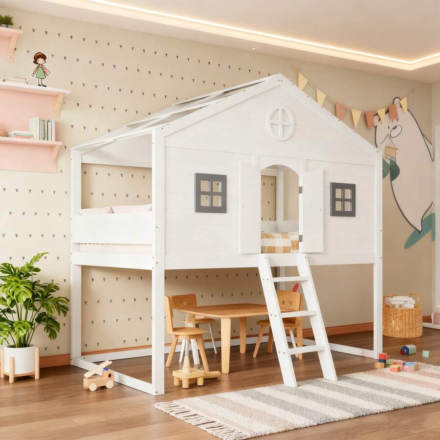 Kids Bed Frames, Headboards & Footboards - White - View 1