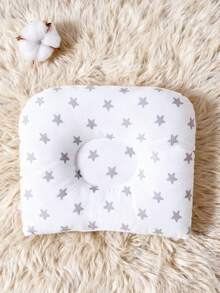 1 Piece Baby Pillow, Star Pattern Series - Soft & Comfortable For Newborns (0-6 Months)
