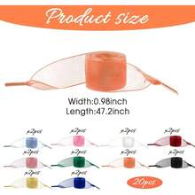10 Pair Ribbon Shoe Laces Women Fashion Flat Satin Ribbon Shoelaces Soft Silk Satin Shoestrings Colorful Shoe Laces Sneakers Skate Shoes Sport Shoes 47 Inch - Initial - View 3