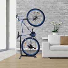 Soporte para Bicicletas, Portabicicletas Vertical Fijo y Ajustable en Altura, Ahorro de Espacio, Se Adapta a Cualquier Bicicleta, Fácil de Instalar para Almacenamiento deBicicletas en Interiores - 1 - Ver 1