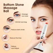 Masajeador facial eléctrico Gua Sha de 3 en 1 con 9 niveles de vibración y calefacción, tabla de raspado para cuello, rostro y ojos, herramienta de masaje Guasha de 1500mAh