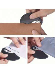 2 pezzi Taglierina scorrevole per carta da regalo, macchina per tagliare la carta per feste natalizie, taglierina scorrevole per carta da regalo, forbici per incartare regali, coltello per carta decorativa natalizia, taglierina rotonda per carta, coltello multiuso per incartare regali, comoda, affilata, con foro di grandi dimensioni e spessa, taglierina cilindrica portatile