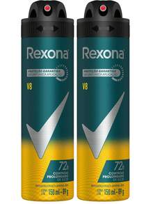Antitranspirante en Aerosol V8 para Hombres, 150 ml - Sin Parabenos y Óxicos, Protecció de Todo Día - Multicolor - Ver 1