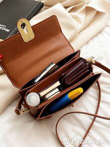 [US-Based Shipping]Women's Crossbody Bag, Women's Handle Wallet, Adjustable Strap Leather Tote Bag, Elegant Women's Handle Designer Square Bag, Fashionable Tote Bag, Premium-Quality Shoulder Bag, Minimalist Versatile Evening Crossbody Bag,  Color-Block Shoulder Bag, -Worthy Tote Crossbody Bag, New Women's Small Square Bag. Perfect For Commuting, Weekend Shopping, Dates, Evening Outings, Or Weddings. Perfect For Christmas, Thanksgiving, And New Year Gifts. - 彩色 - 查看 5