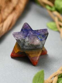 1/5/10/20 piezas Piedras de colores múltiples del Chakra Cuarzo natural pulido asimétrico Cuentas de energía de yoga para sanación del Chakra Accesorios para hacer joyas DIY