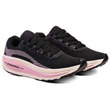 Women's Adult Soft And Comfortable Sneakers For Gym, Walking, Running, Everyday Use - 黑色和粉紅色 - 查看 2