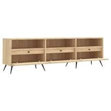 vidaXL TV-Schrank Sonoma-Eiche 150x30x44,5 Cm Holzwerkstoff - Gelb - Übersicht 6