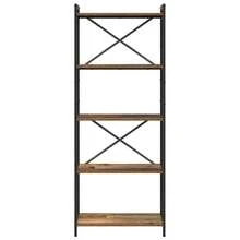 vidaXL Bücherregal aus Altholz 60 x 30 x 153 cm, Holzwerkstoff