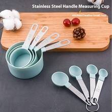 1 Set Of 10,Measuring Cups & Spoons Set,Kitchen Measuring Cups And Spoons,Stackable Cups And Spoons,Kitchen Gadgets For Cooking & Baking - Multicolor - View 2