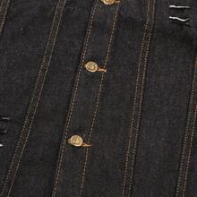 Chaleco Vaquero para Hombre - Negro 5XL (Cuello Vuelto, Diseño Sin Mangas y Monopeto, Estilo Casual con Bolsillos Funcionales, Ajuste Relax para Tallas Grandes) - Multicolor - Ver 5