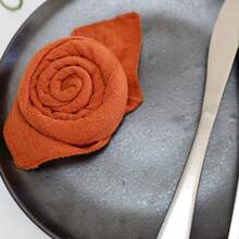 4/24 Pieces Set Of Viscose Napkins Cloth Overlock 32*32cm/12.6*12.6inch Business Lunches Or Dinners Family Gatherings Parties Casual Home Use Bachelorette Surprise Birthday Work And Professional Pastry Display Table New Year's Eve ​​Award Ceremonies​​