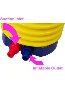 气球脚踏充气泵，快速充气，便携式塑料充气泵，适用于派对、充气玩具、泳池漂浮物、充气床垫，轻便易用 - 彩色 - 查看 8